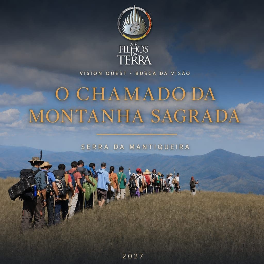 Flyer de Busca de Visão 2027 — O Chamado da Montanha Sagrada